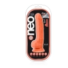 Neo elite 7.5inch cock with balls orange