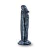 Jet ebony 6inch dildo ebony metallic