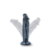 Jet ebony 6inch dildo ebony metallic