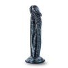 Jet ebony 6inch dildo ebony metallic