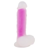 Penis dildo na przyssawce miękki naturalny 17cm