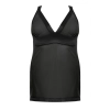 Samara black chemise L+ ( czarna halka )