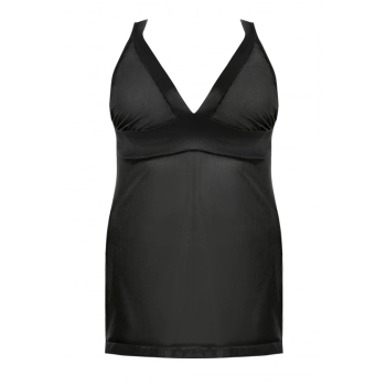 Samara black chemise L+ ( czarna halka )