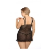 Tamara black chemise L+ ( czarna halka )