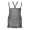 Tamara black chemise L+ ( czarna halka )