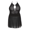 Stefi black chemise L+ ( czarna halka )