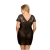 Marina black chemise XL+ ( czarna halka )