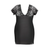 Marina black chemise XL+ ( czarna halka )