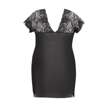 Marina black chemise XL+ ( czarna halka )