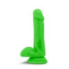 NEO ELITE 6INCH COCK W. BALLS NEON GREEN