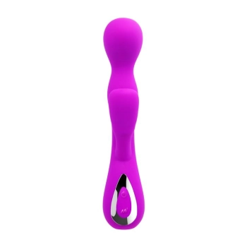 Wibrator z masażerem łechtaczki gspot 19cm 10 tryb