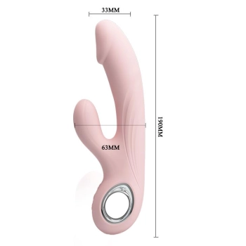 Wibrator łechtaczkowy królik punkt g 7trybów 19cm