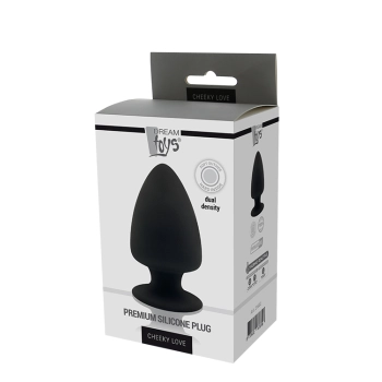 DREAM TOYS PREMIUM SILICONE PLUG M BLACK