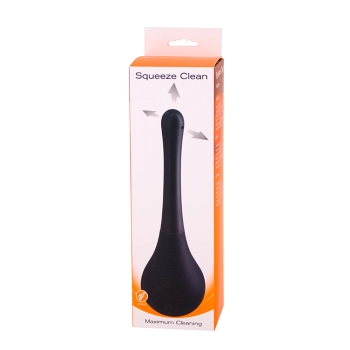 Irygator Gruszka Anal/hig-SQUEEZE CLEAN BLACK