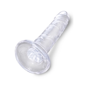 Żelowe miękkie dildo z mocną przyssawką 15 cm