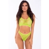 FESTIVAL FLIRT 2PC BRA SET GREEN, M/L