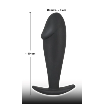 Silikonowy korek analny mały penis plug sex 10cm