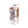 Korek analny stalowy z diamentem ciemnosrebrny 7 cm