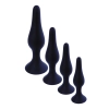Korek analny silikonowy HeavyFun czarny 12,5 cm