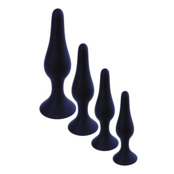 Korek analny silikonowy HeavyFun czarny 12,5 cm