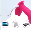 Wibrator analny silikonowy do majtek pulsator z ogrzewaniem USB Fox