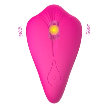 Wibrator analny silikonowy do majtek pulsator z ogrzewaniem USB Fox
