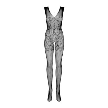 Prześwitujące bodystocking otwarty krok f234 s/m/l