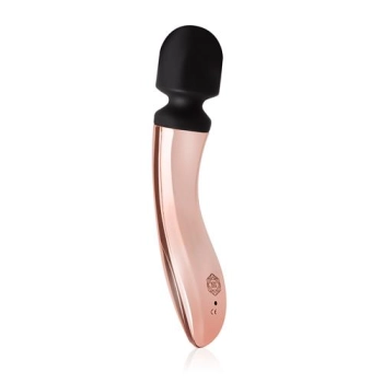 Wibrator różdżkowy Rosy Gold Nouveau Curve EasyToys różowy 21 cm