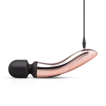 Wibrator różdżkowy Rosy Gold Nouveau Curve EasyToys różowy 21 cm