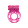 Cockring with vibration Rings Axle-pin pink