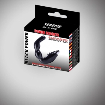 Snooper black prostate stimulator  incl batteries