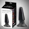 Rocket drill 4,5 inch black large anal plug 4,5 inch / 11,5 cm