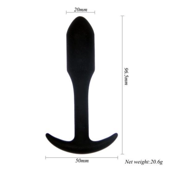Nieduży korek analny na pierwszy raz mały plug 9cm
