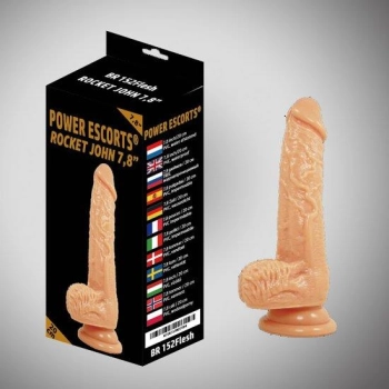 Rocket john  flesh  dildo 7,8 inch 20 cm