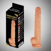 Realistyczne duże solidne dildo z jądrami sex 25cm