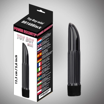 Toy boy mini  black  mini vibrator 13,3 cm x 5,6 inch