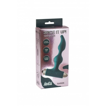 Vibrating Anal Plug Spice it up New Edition Elation Dark green