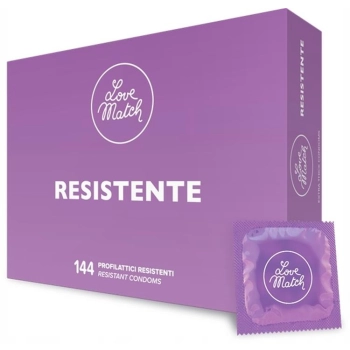 Prezerwatywy ultra odporne Love Match Resistente 144 sztuki