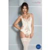 Bielizna-CONNIE CORSET cream L/XL - Casmir