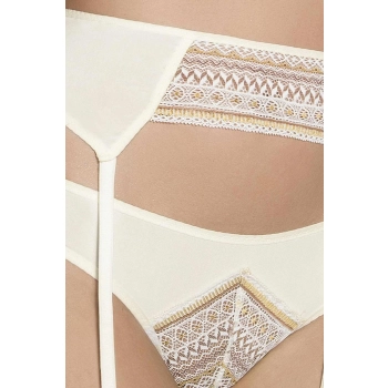 Bielizna-CONNIE SET cream L/XL - Casmir