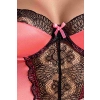 Bielizna-ROSALIE CORSET pink L/XL - Casmir