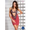 Bielizna-SYLVIANE CHEMISE coral L/XL - Casmir