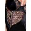 Bielizna-ZAHARA CHEMISE black S/M - Casmir