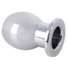 Metalowy korek analny otwarty tunel plug sex 6 cm