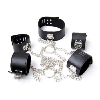 Ściągacz łańcuchowy Hogtie Toyz4lovers czarny
