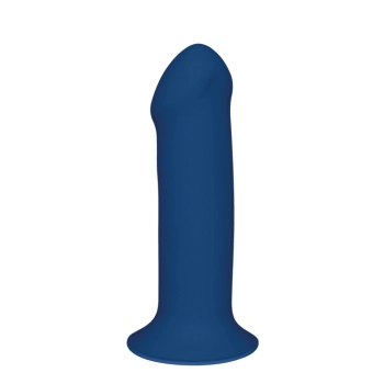 Gładkie silikonowe dildo z mocną przyssawką 18 cm