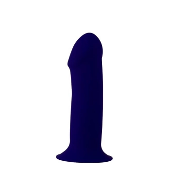 Gładkie silikonowe dildo z mocną przyssawką 18 cm