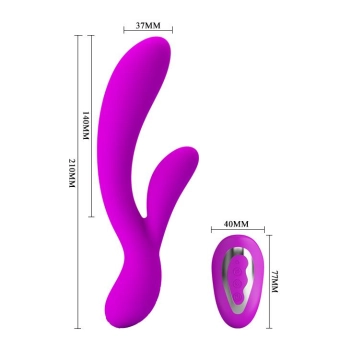 Wygięty anatomiczny masażer punktu g łechtaczki