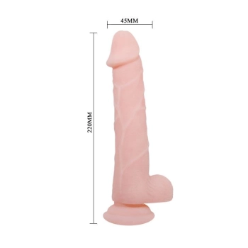 Duże grube dildo z przyssawką i jądrami sex 22cm