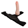 Penis z cyberskóry dildo na majtkach strap-on 17cm